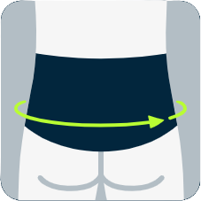 Bauerfeind Sports Back Support   maattabel detail