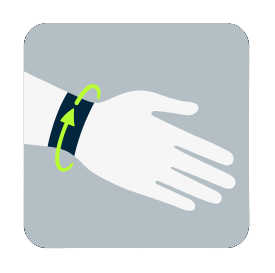 Bauerfeind Sports Wrist Strap   maattabel detail