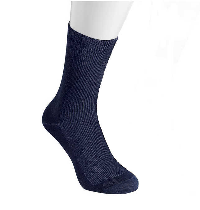 BestSilver diabetische sok navy